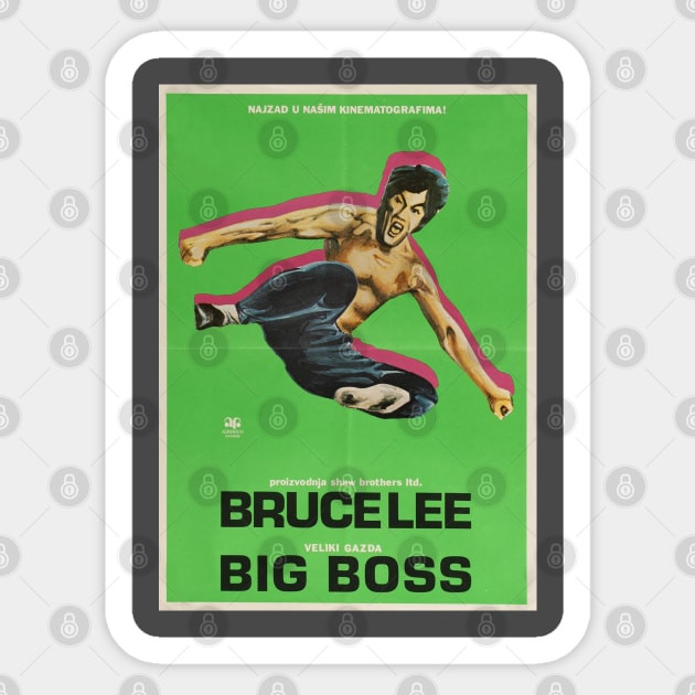 The Big Boss Sticker by deniserfrantz